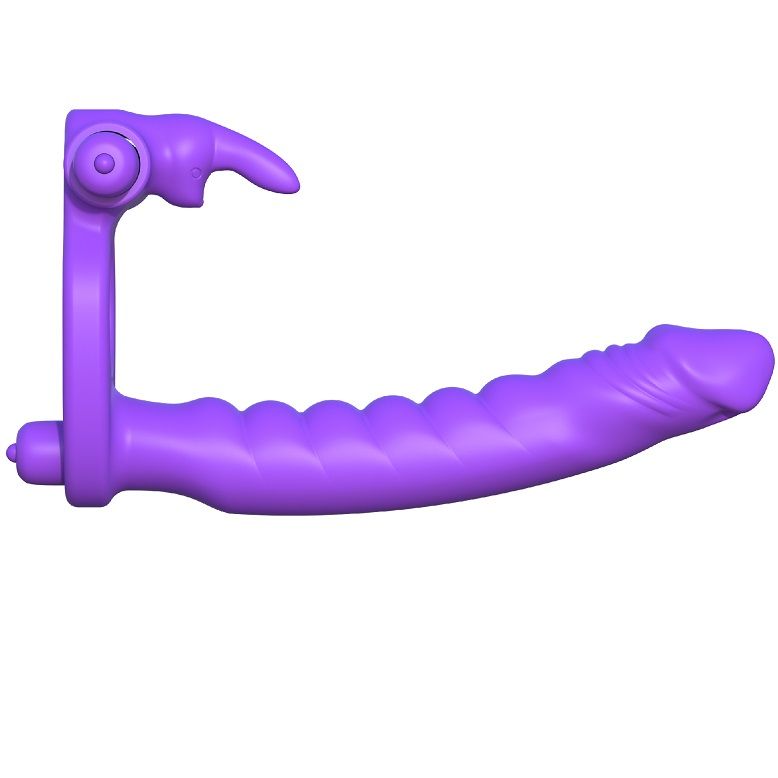 Fantasy C-Ringz - Silikon Doppelvibratorkaninchen