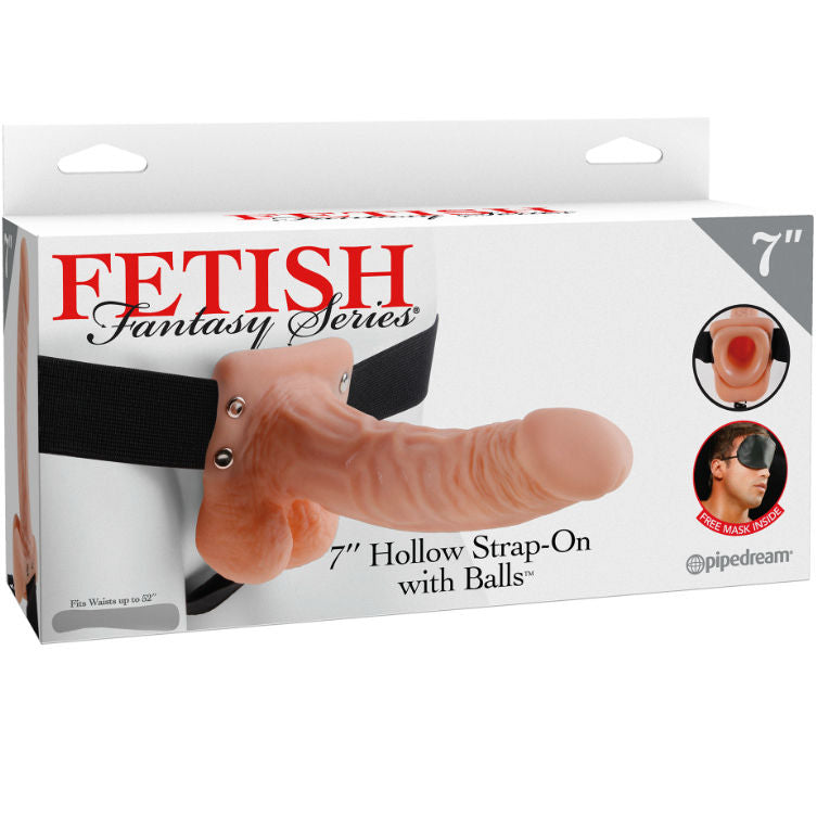 Fetish Fantasy Series - 7 Hohl Strap-On mit Bllen 17,8 cm Fleisch