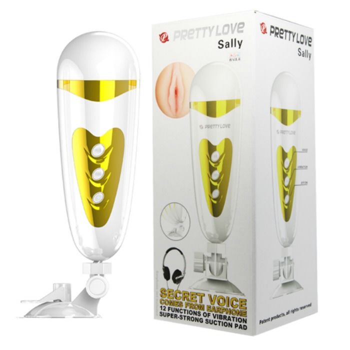 Pretty Love - Mnnlicher Masturbator mit Vibration und Klang Sally