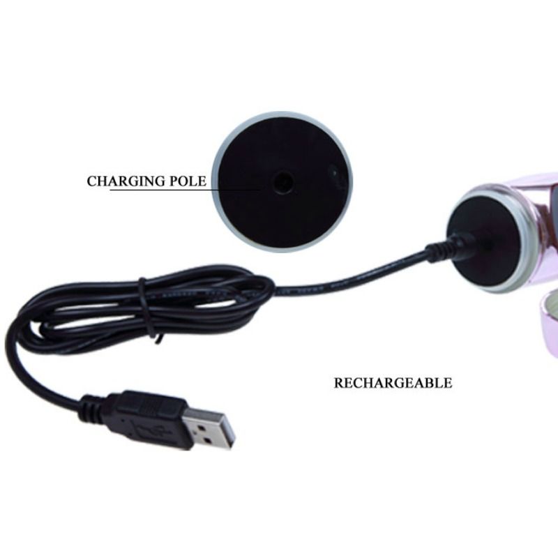 Baile - Wiederaufladbarer Vibrator mit Rotation und Pochenden Schmetterlingsstimulator