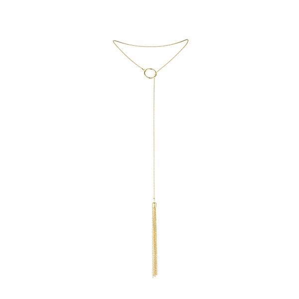 Bijoux - Magnifique Metallkette mit Goldenen Fransen