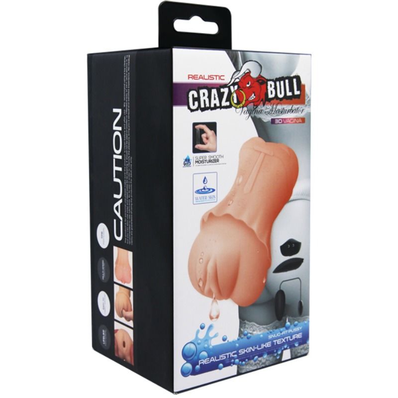 Crazy Bull - Water Skin Vagina Masturbador mit Vibrierender Bullet 2