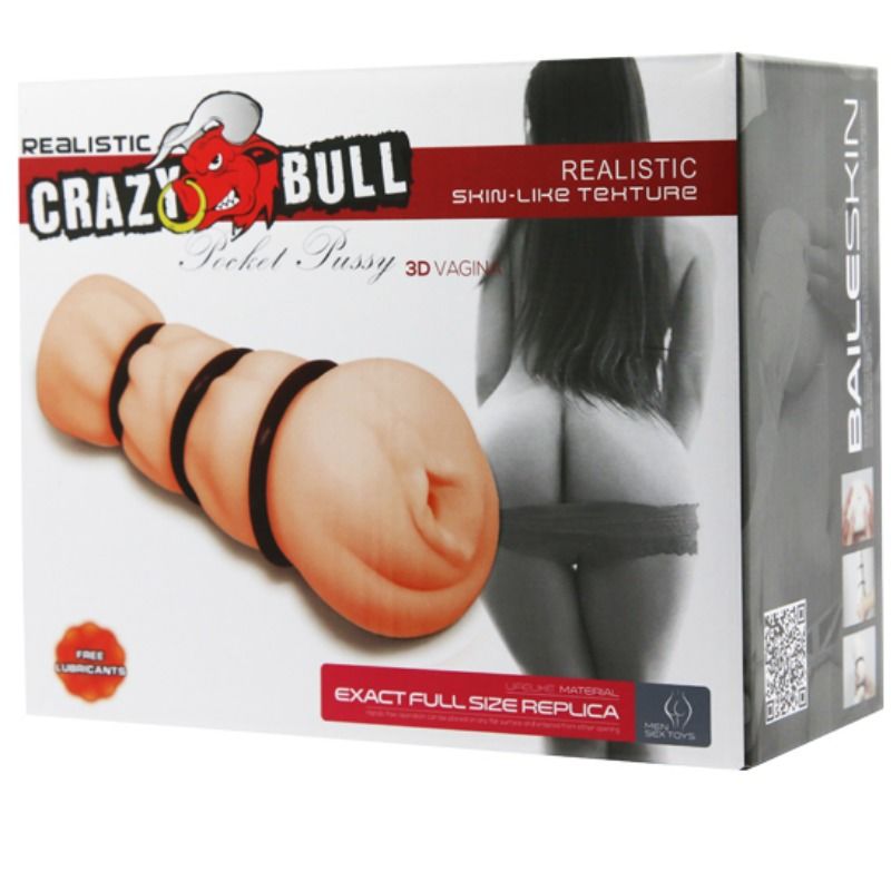 Crazy Bull - Vagina Masturbator mit Ringen