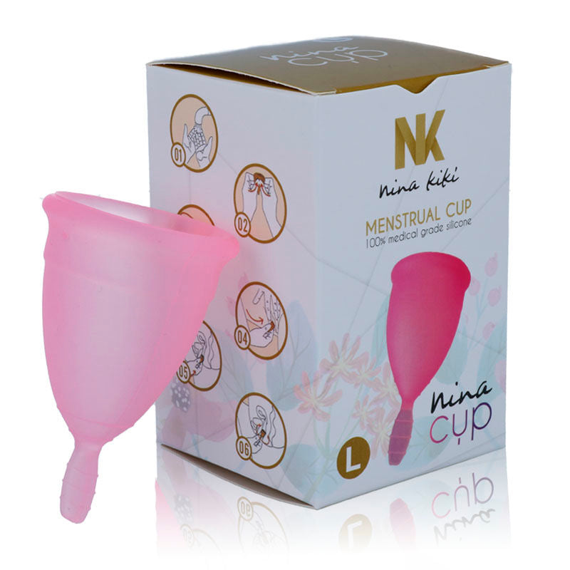 Nina Kikí - Menstrual Cup Rosa - Grösse L