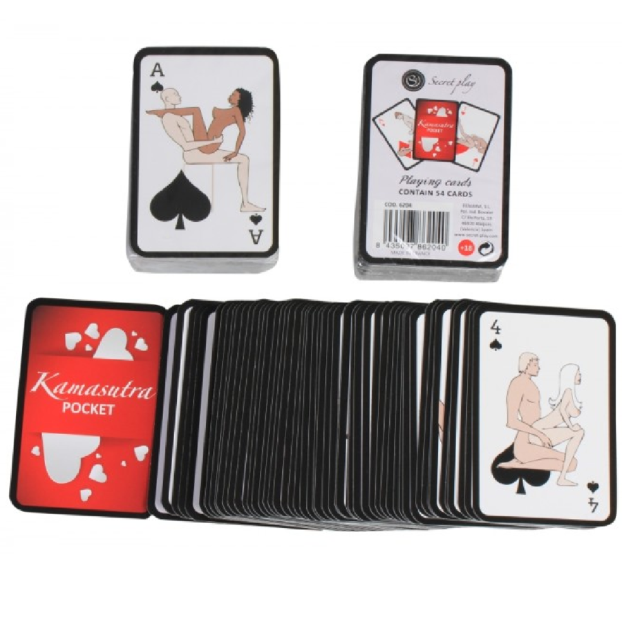 Secretplay - Pocket Kamasutra Spielkarten (Es/en/Pt/It/Fr/de)