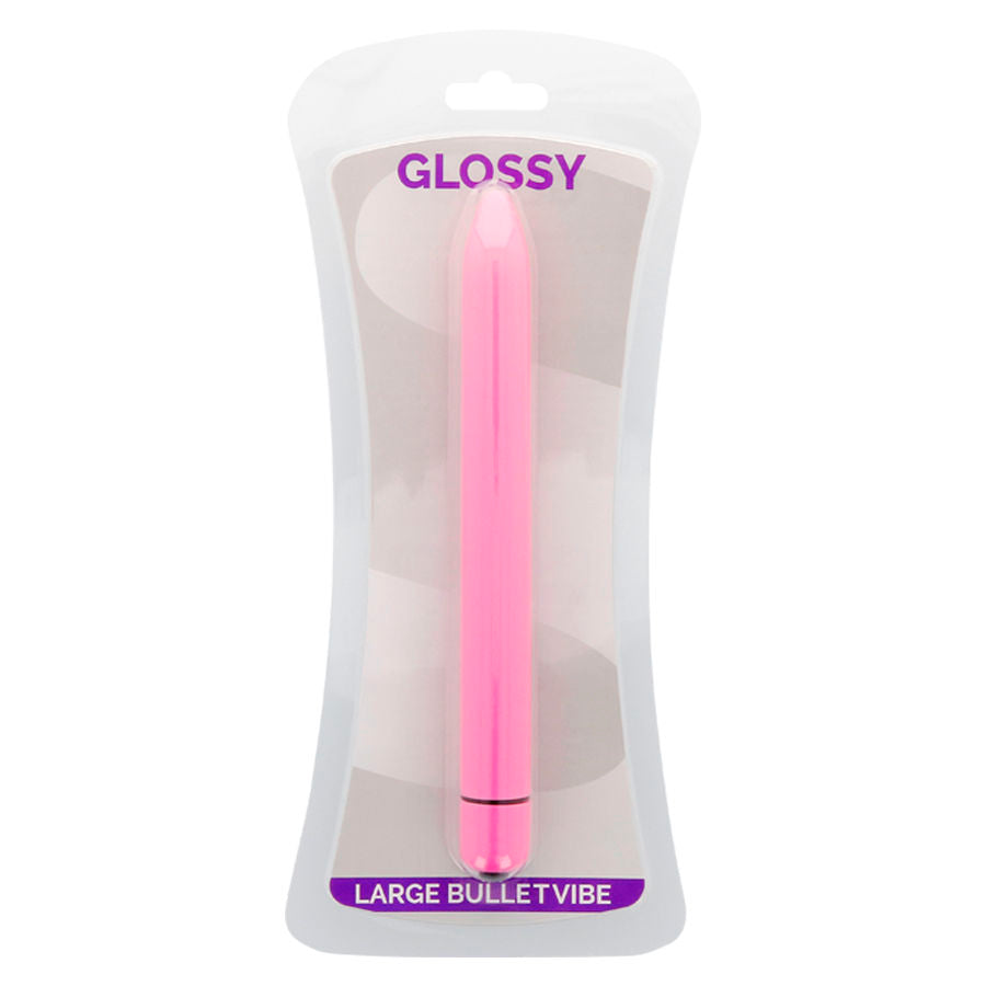 Glossy - Schlanker Vibrator Deep Rose