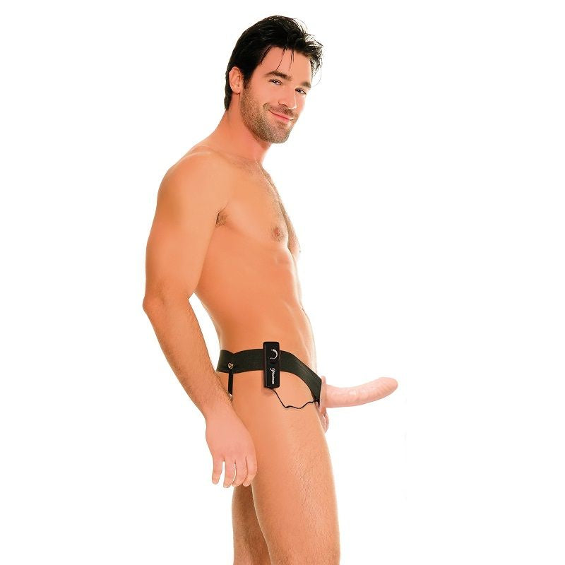 Fetish Fantasy Series - Hohlvibrator-Gurt für Sie und Ihn, Natürlich, 14 cm