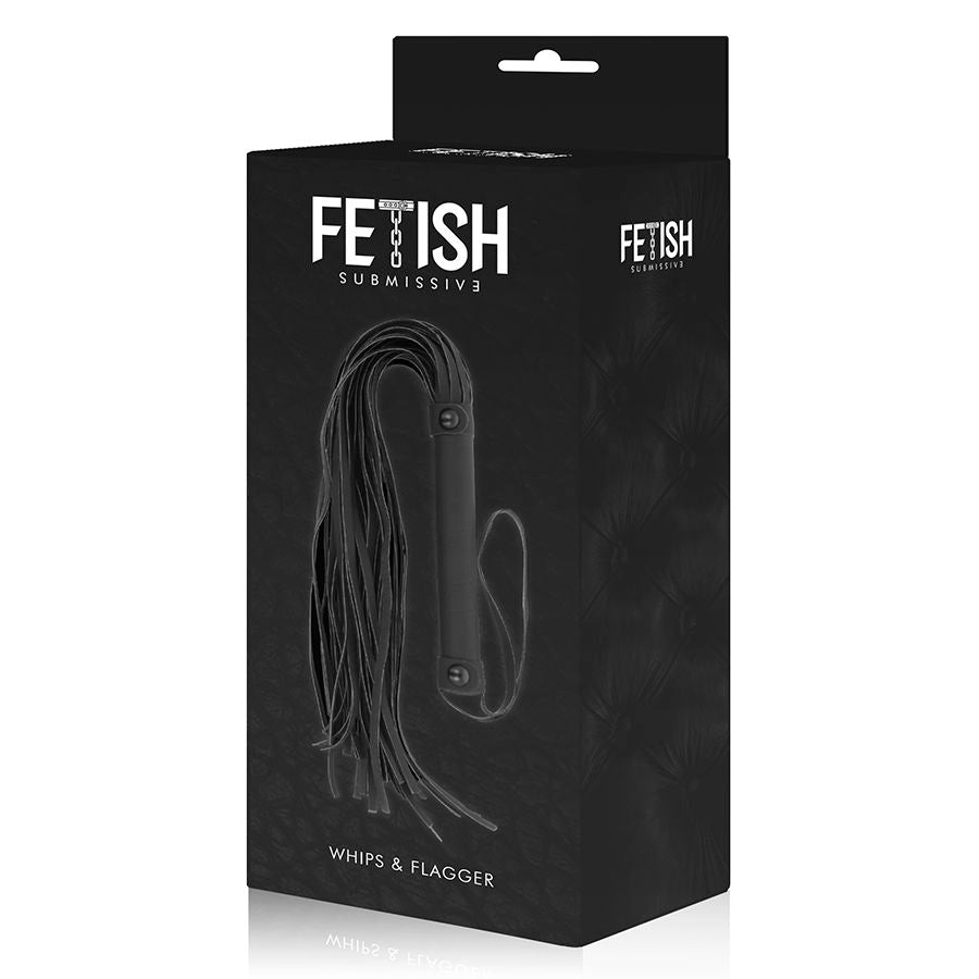 Fetish Submissive - Peitsche aus Veganem Leder