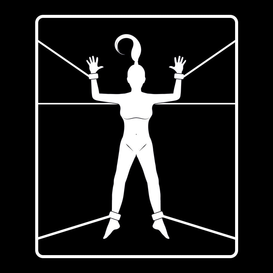 Fetish Submissive - Set aus Handschellen und Krawatten mit Noprene-Futter