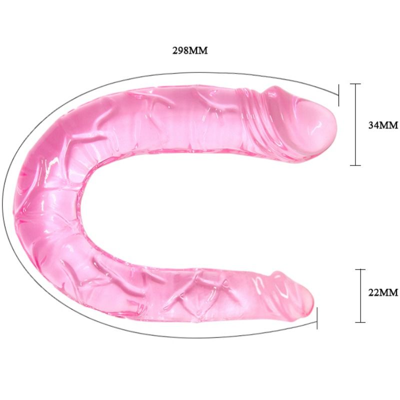 Baile - Doppel Dong Doppel Rosa Dildo