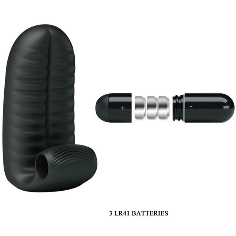 Pretty Love - Abbott Schwarzer Stimulator-Fingerhut