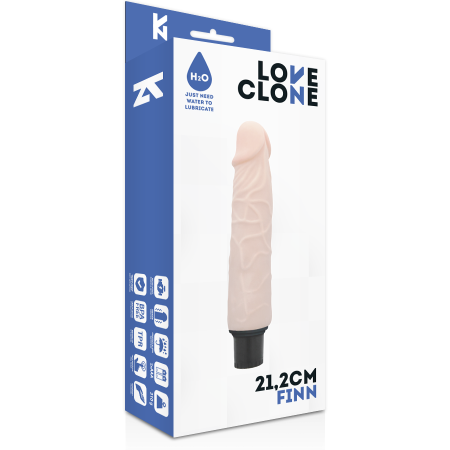 Loveclone - Finn Selbstschmierender Vibrator 21.2 cm-x-3.8 cm
