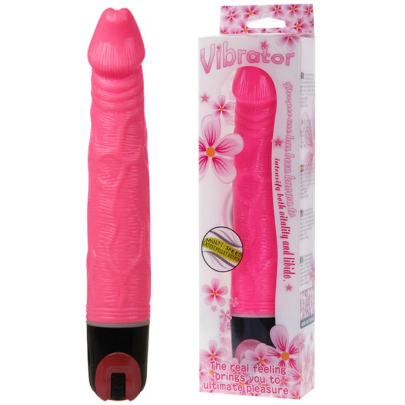 Baile - Vibrator Multispeed 21.5 cm Rosa