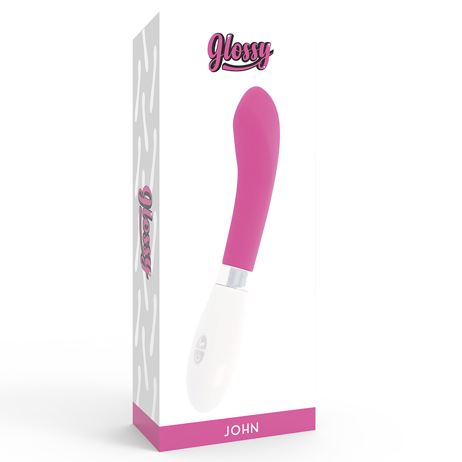 Glossy - John Vibrator Rosa