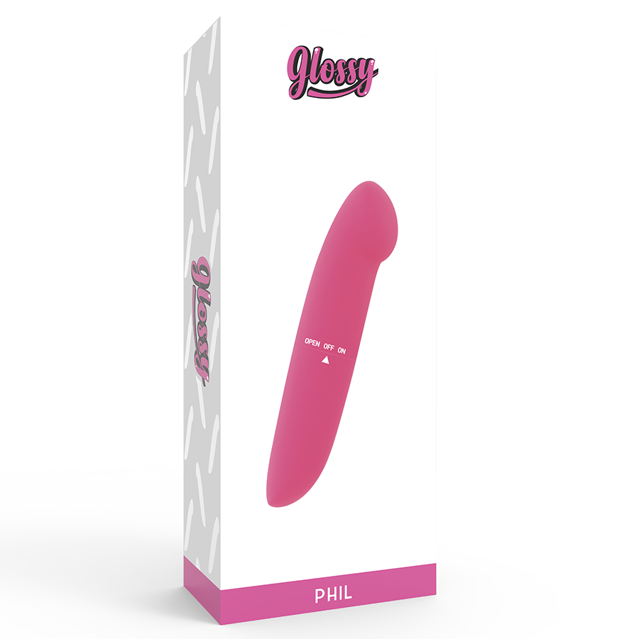 Glossy - Phil Vibrator Rosa
