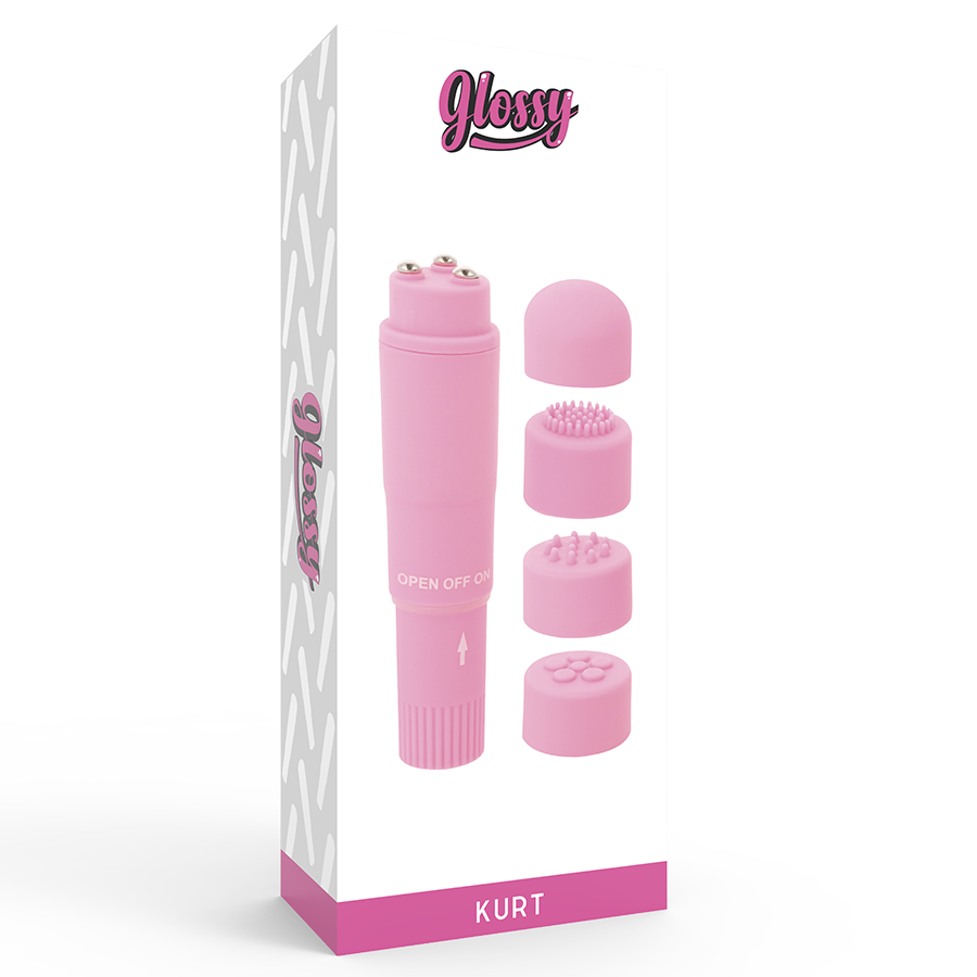 Glossy - Kurt Taschenmassager Rosa