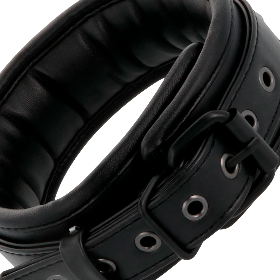 Darkness - Schwarze Halskette mit Kette