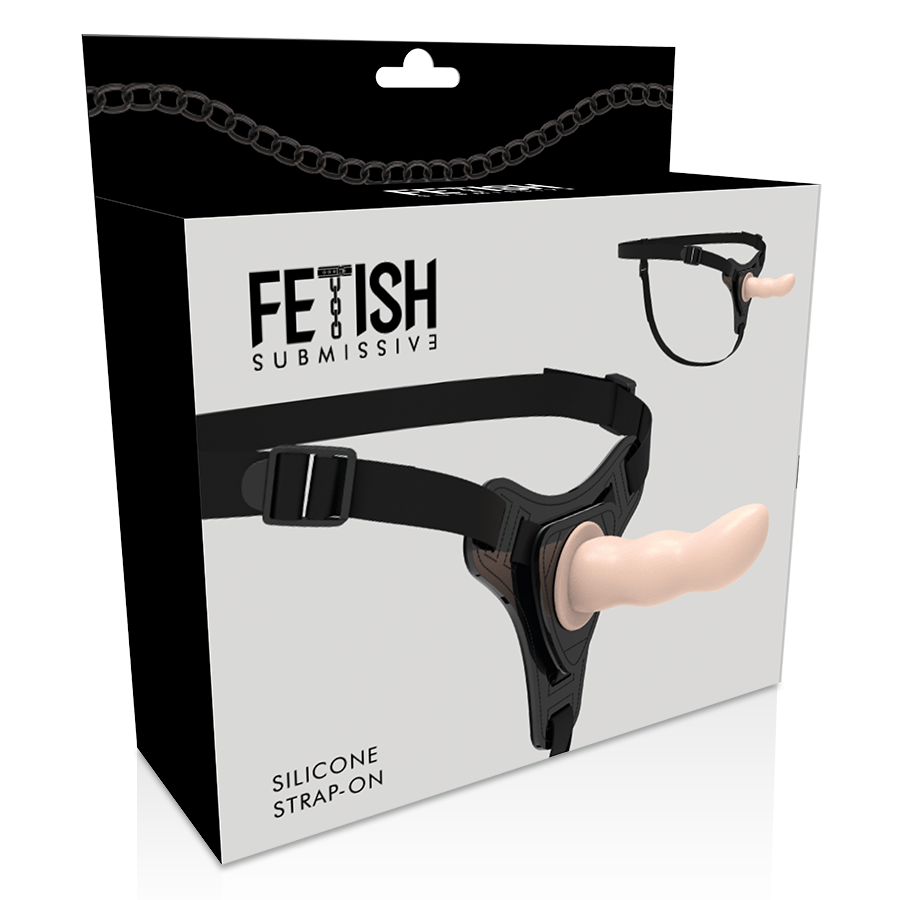 Fetish Submissive Harness - Silikon-Fleisch-g-Spot 12,5 cm