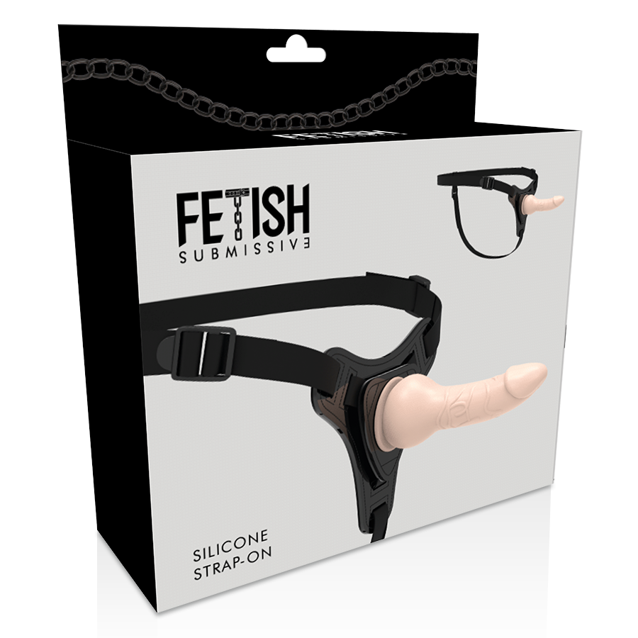 Fetish Submissive Harness - Realistisches Silikonfleisch, 16 cm