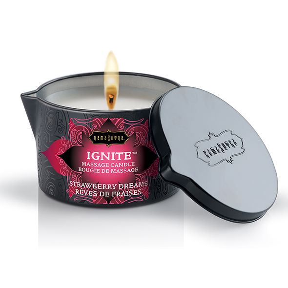 Kamasutra - Strawberry Dreams Massagekerze 170 Gr