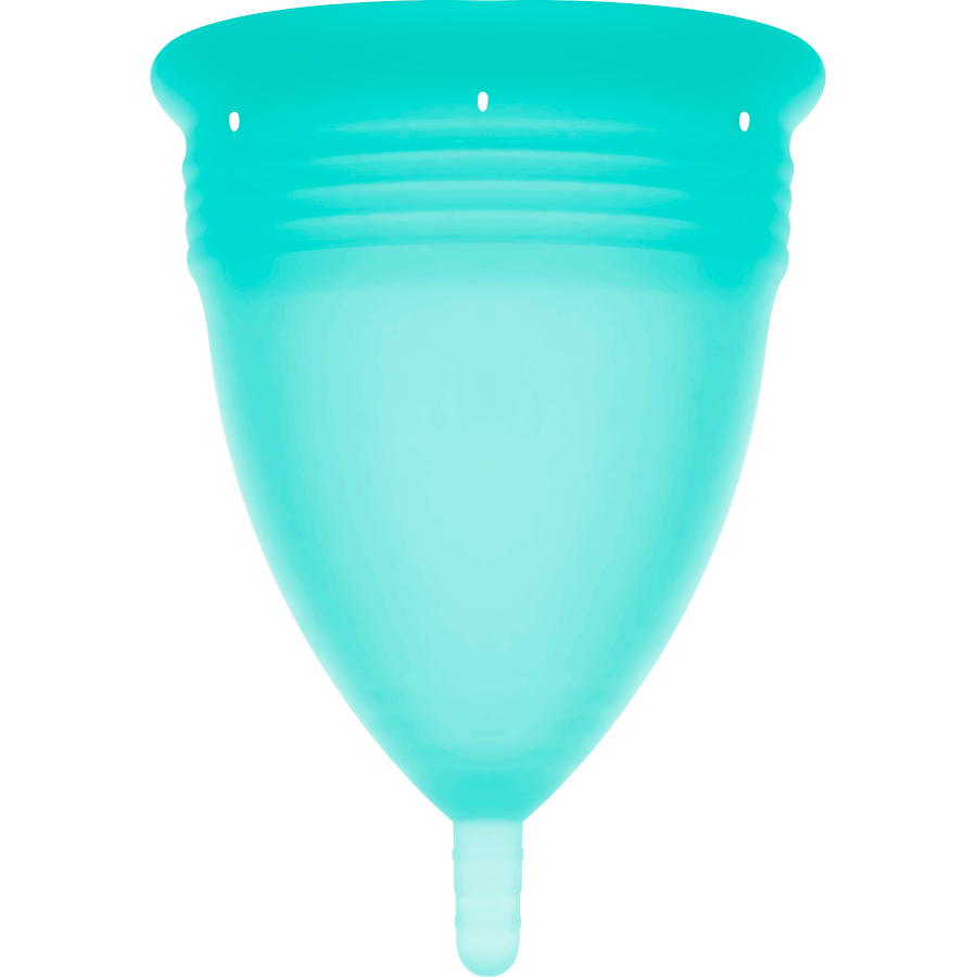 Stercup - Fda Silikon-Menstrualcup Aquamarin - Grösse S