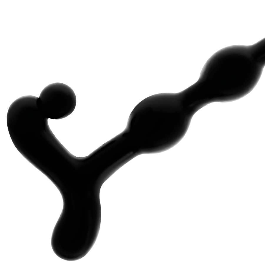 Addicted Toys - Analkugeln 22 cm Schwarz