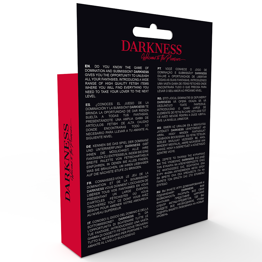 Darkness - Gurt mit Loch Eine Grösse