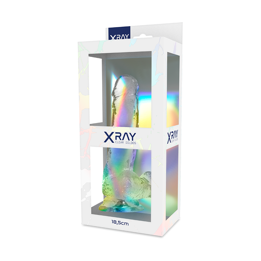 x Ray - Klarer Hahn mit Eier 18.5 cm-x-3.8 cm