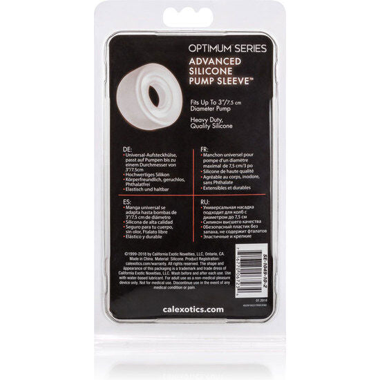 Calexotics - Adv Silikon-Pumpenhülse Transparent