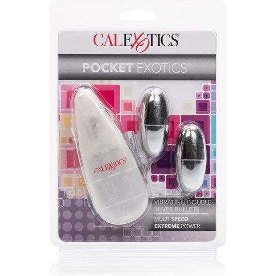 Calexotics - Vibrierende Kugeln Silber Duo