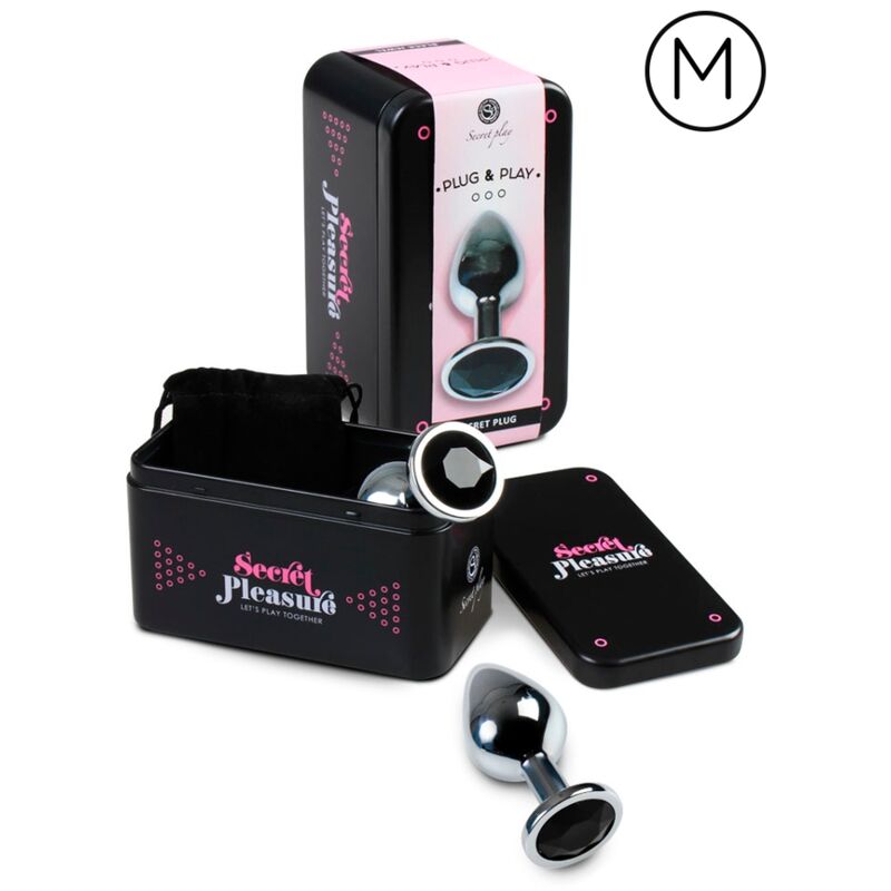 Secretplay -Analplug Schwarz M
