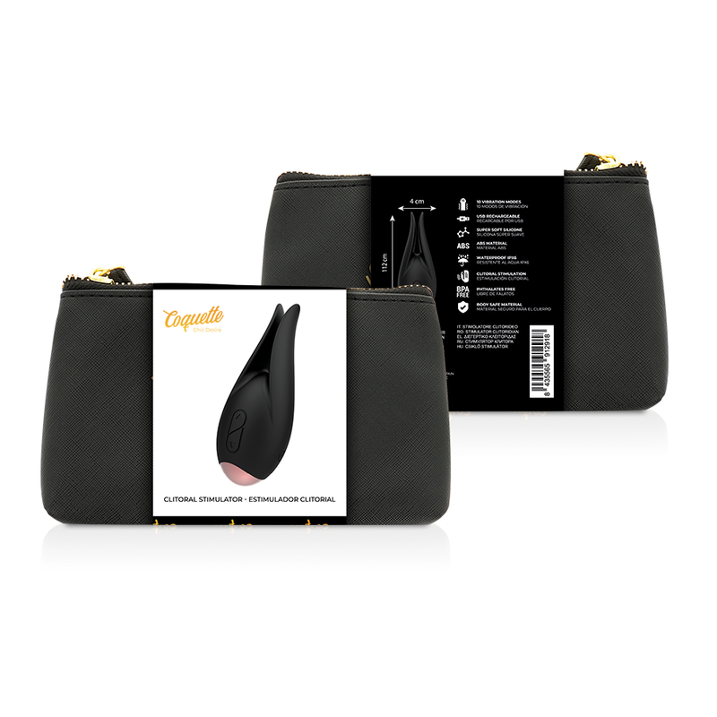 Coquette Chic Desire - Klitorialstimulator Schwarz / Gold
