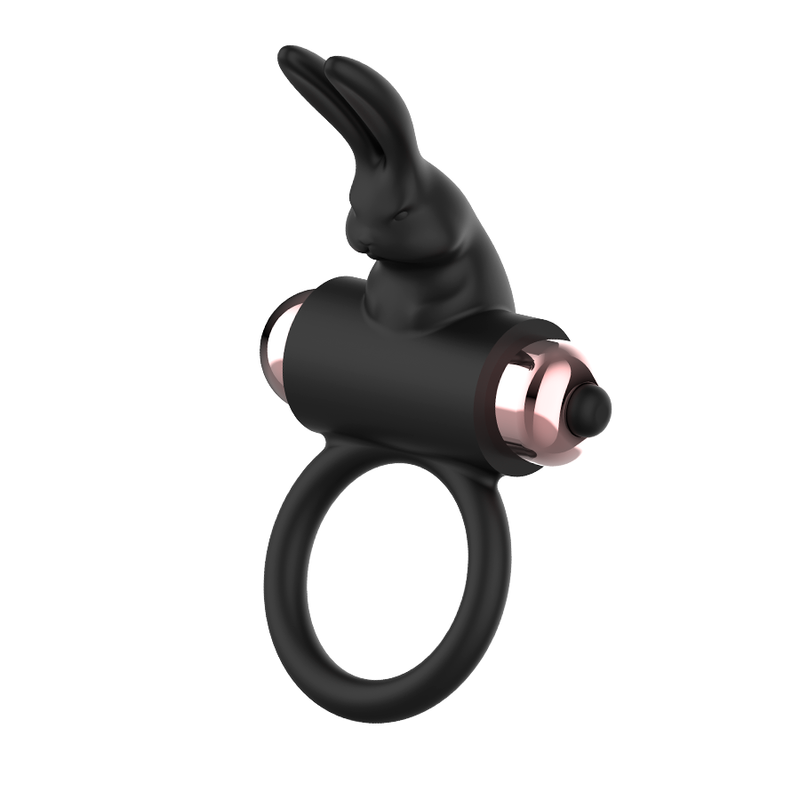 Coquette Chic Desire - Cockring mit Vibrator Schwarz/ Gold