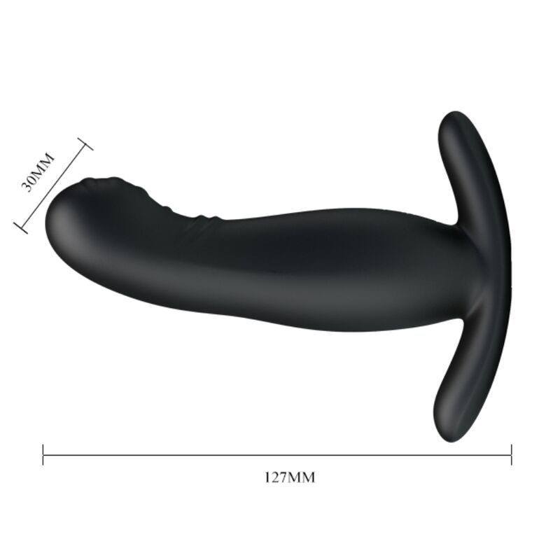 Mr Play - Wiederaufladbares Schwarzes Prostatamassager