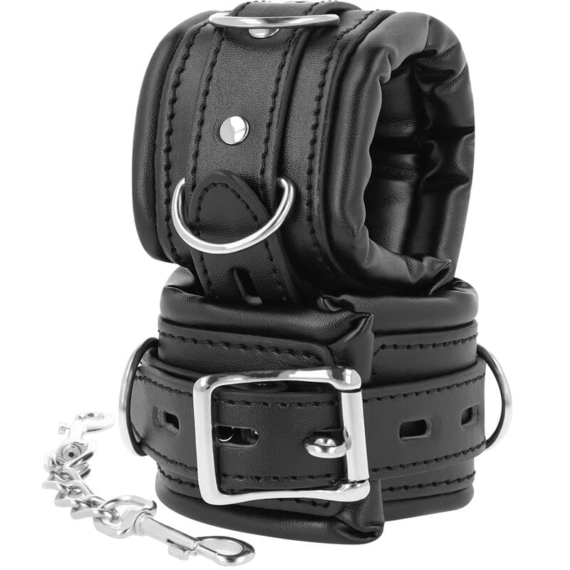 Fesselset gepolsterte BDSM-Handschellen – Ansicht 2