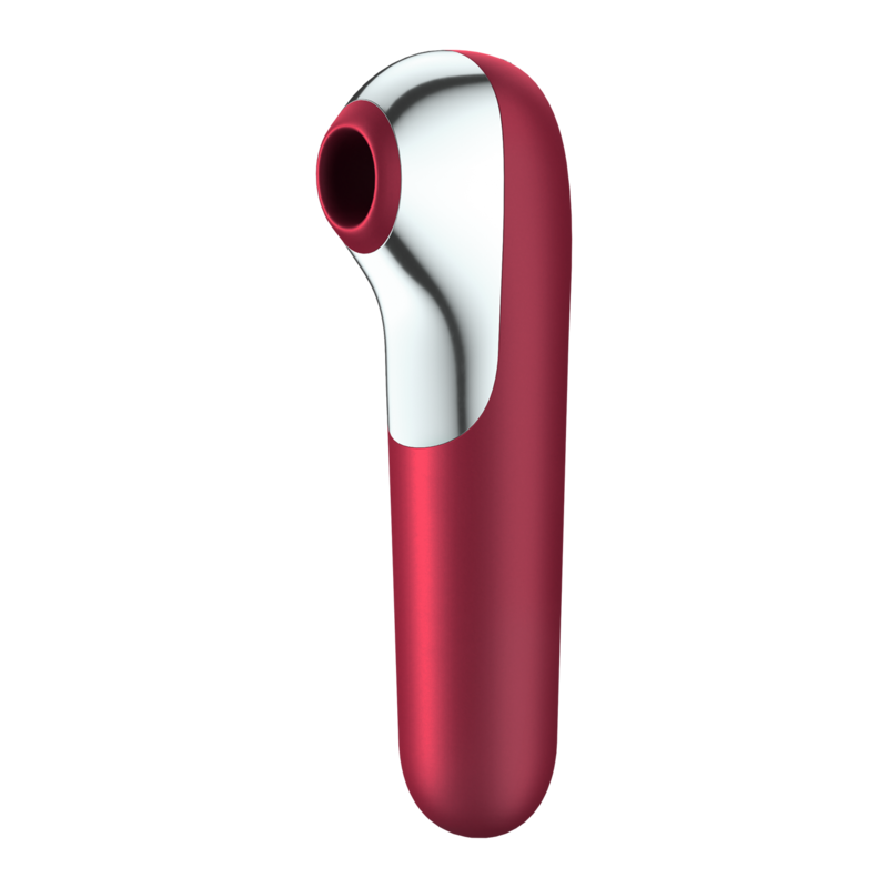 Satisfyer - Dual Love Vibrator und Sauger mit Pulsierter Luft Rot