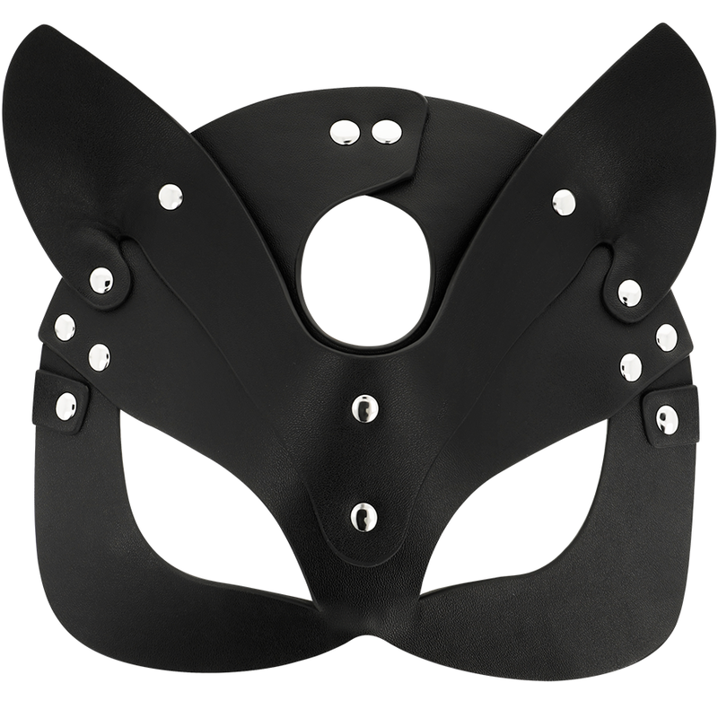 Coquette Chic Desire - Vegane Ledermaske mit Katzenohren