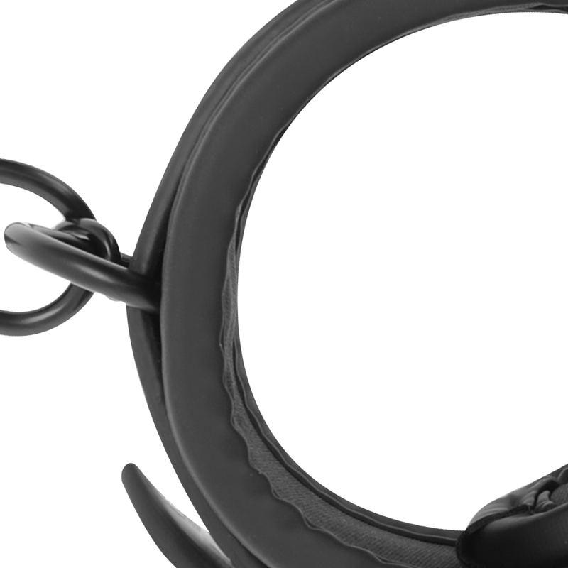Fetish Submissive - Knöchelstze aus Veganem Leder mit Noprene-Futter