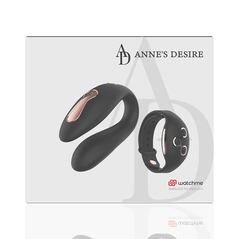 Anne's Desire - Dual Pleasure Tecnolog A Watchme Schwarz/Gold