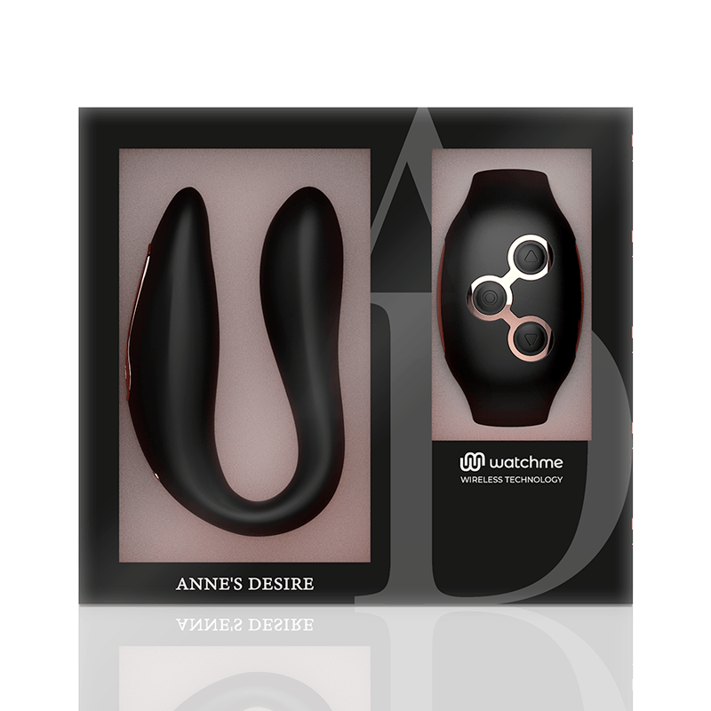 Anne's Desire - Dual Pleasure Tecnolog A Watchme Schwarz/Gold