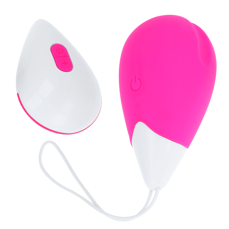 Ohmama - Vibrierendes Ei 10 Modi Rosa und Weiss