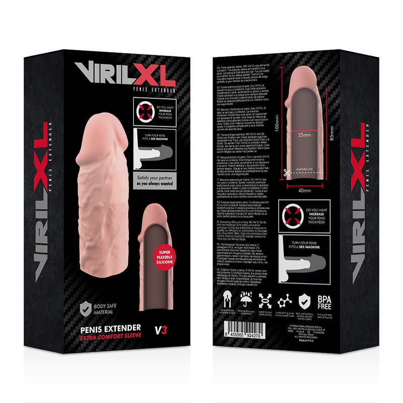 Virilxl - Natürliche Penisverlängerung aus Flüssigem Silikon V3