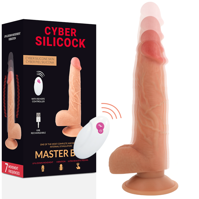 Cyber Silicock - Fernbedienung Realistisch Master Ben 23.88 cm-x-4.3 cm