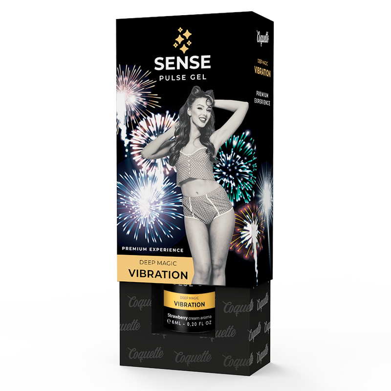 Coquette Chic Desire - Pulse Erdbeer Vibrationsgel Premium Flüssigkeit 6 ml
