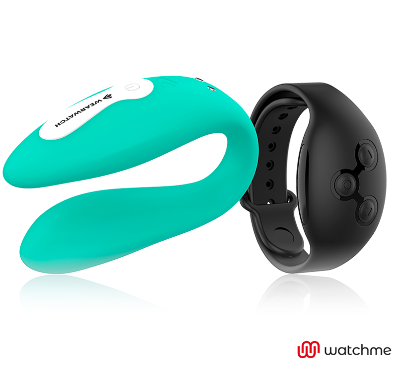 Wearwatch - Dual-Technologie Vibrator Watchme Aquamarine / Jet