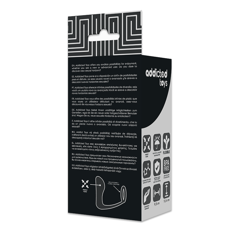 Addicted Toys - Analplug mit Schwarzem Silikonring