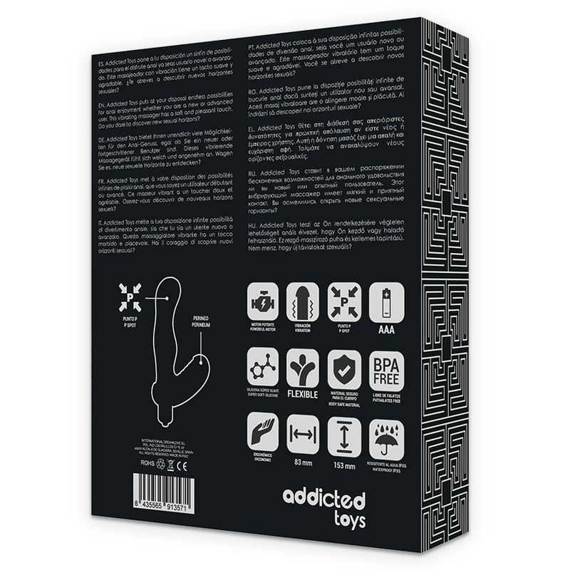 Addicted Toys - P-Spot Vibe Silikon Prostata Anal Stimulator