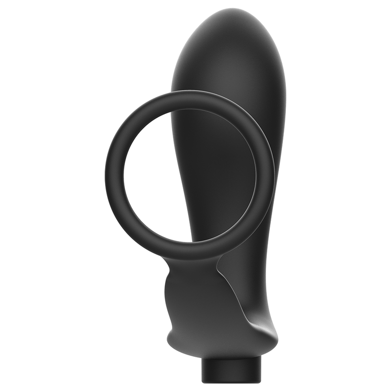 Addicted Toys - Penisring mit Fernbedienung Analplug Schwarz Wiederaufladbar
