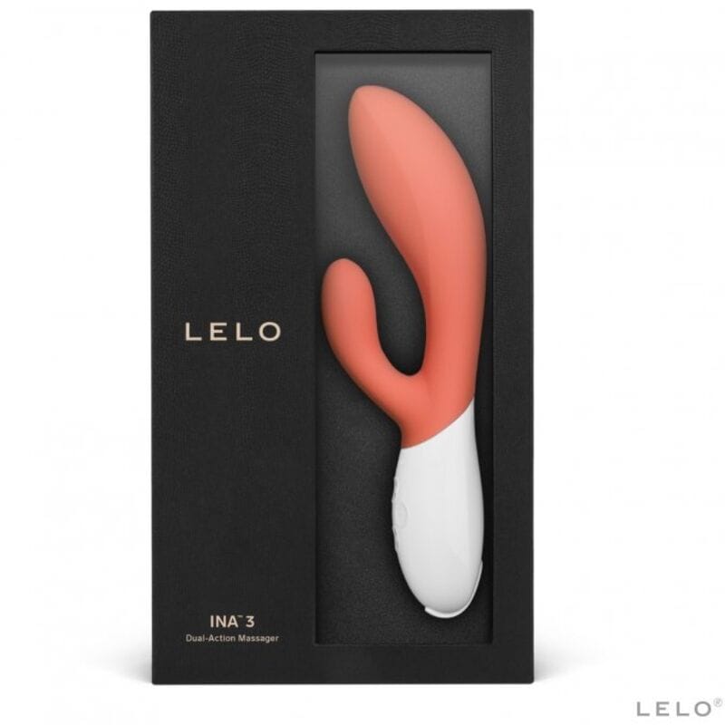 Ina 3 Rabbit-Vibrator Koralle 11 x 4,5 cm – Ansicht 3