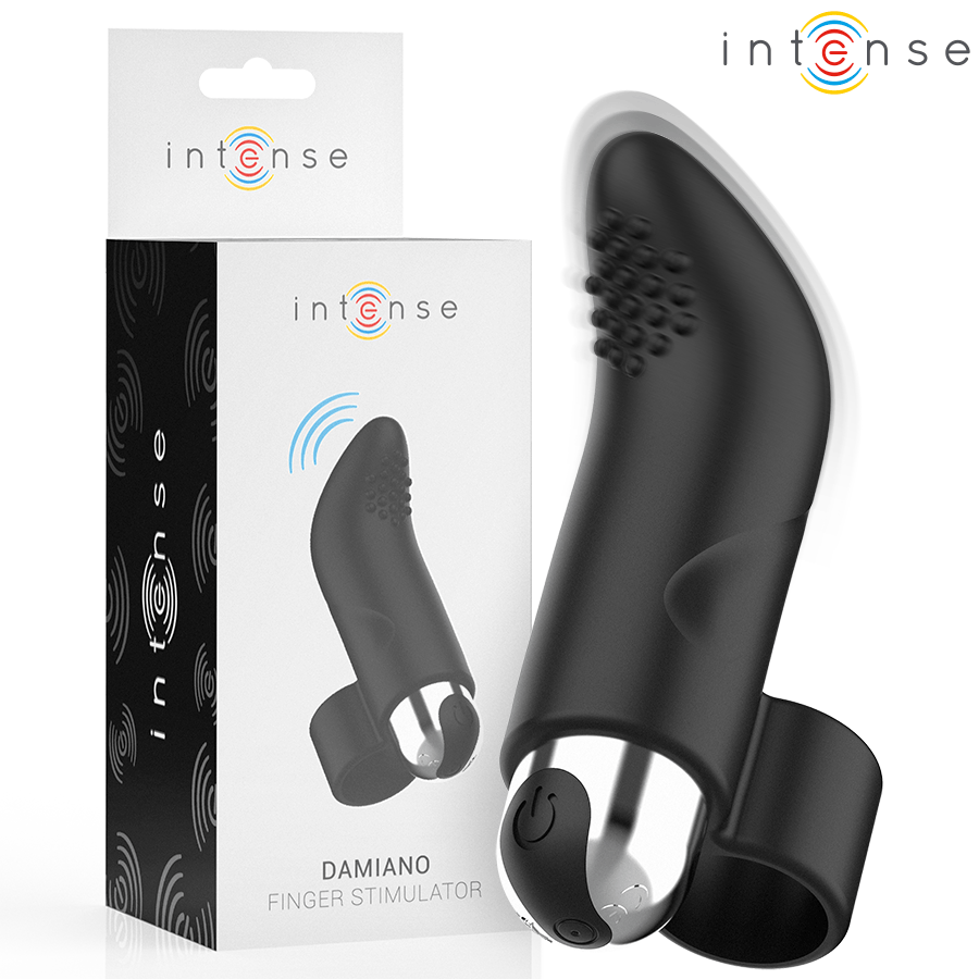 Vibrator Damiano Wiederaufladbarer Fingerstimulator 8,6 x 2,3 cm